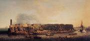 Dominic Serres The British Fleet entering Havana,21 August 1762 oil